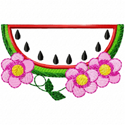 Watermelon Embroidery Design 11
